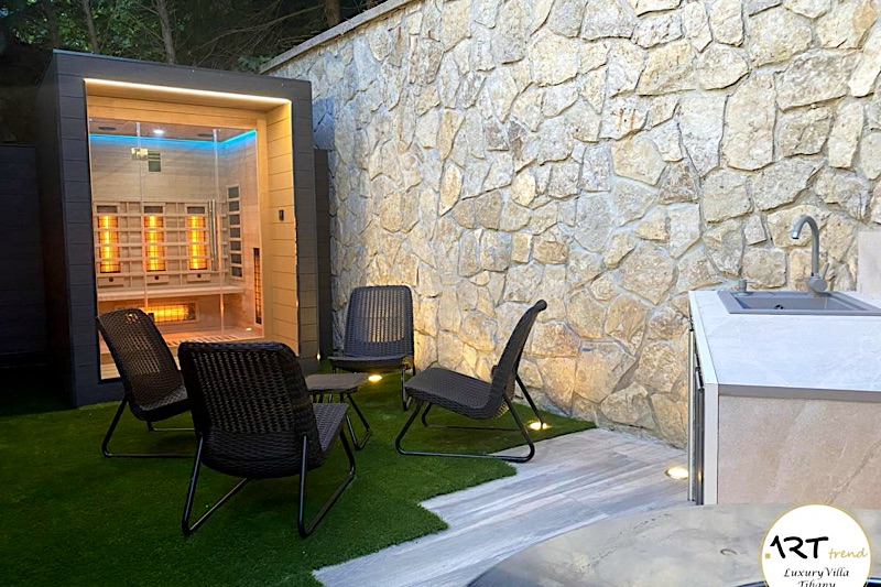 Luxus villa kiadó az Apátság alatt 8 főnek, jakuzzival, szaunával - Kép 5