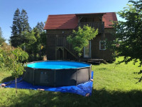 Romantik 6 fős faház medencével egész évben kiadó - Kép 2